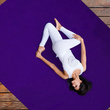 182 Cm Thick Exercise Yoga Mat with Double-Sided Non-Slip Design
